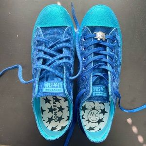 Blue Velvet Converse
